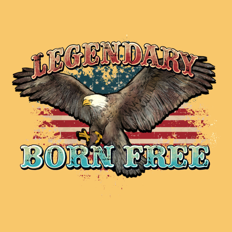 Legendary Born Free Eagle Vintage Hoodie by NancyCooperArtShop | Teevron