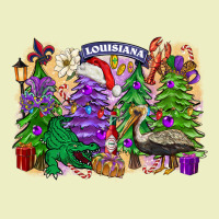 Christmas Louisiana Mardi Gras Trees Urban Hoodie | Teevron