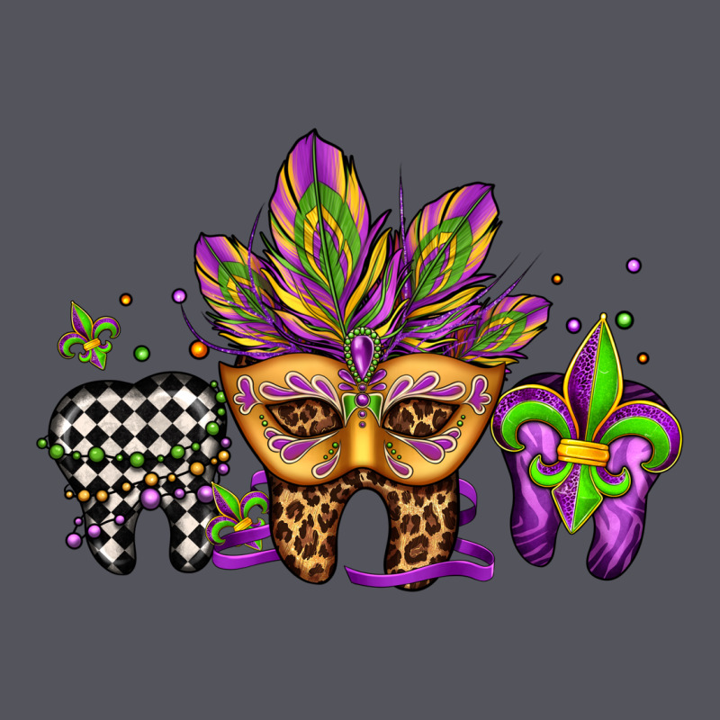 Mardi Gras Teeth Dental Assistant Vintage Hoodie by Jasminsmagicworld | Teevron