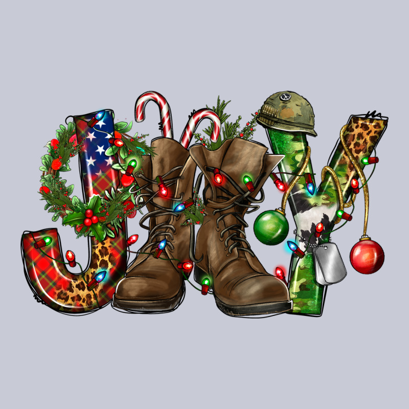 Army Christmas Joy Heavyweight Hoodie by NancyCooperArtShop | Teevron