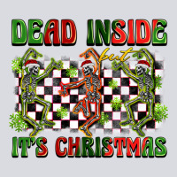 Dead Inside But It's Christmas Dancing Skeletons Zipper Hoodie | Teevron
