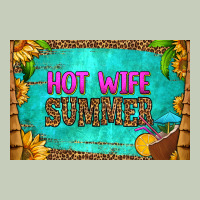 Hot Wife Summer Skinny Metal Can Holder Ladies Tee | Teevron