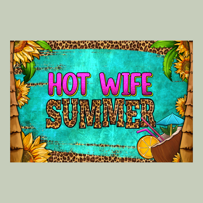 Hot Wife Summer Skinny Metal Can Holder Ladies Tee by HRA Design Shop | Teevron