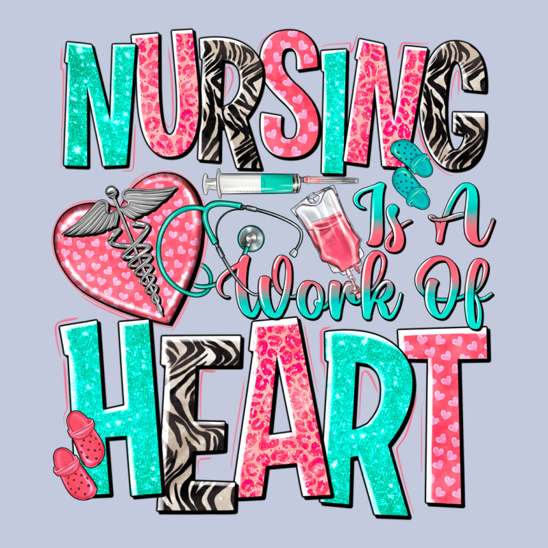 Nursing Is A Work Of Heart Long Sleeve Tee by NancyCooperArtShop | Teevron
