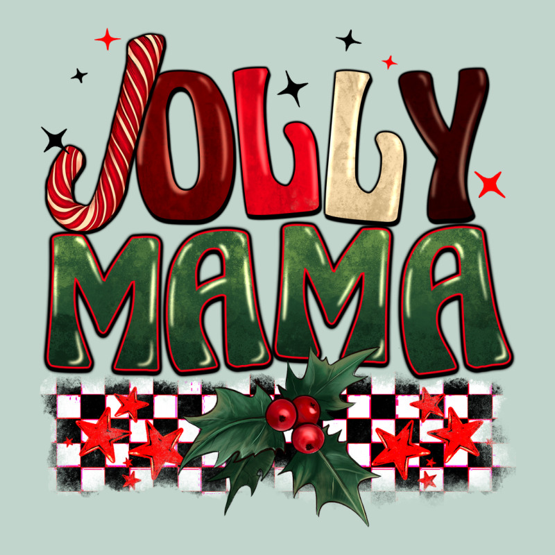 Christmas Jolly Mama Zipper Hoodie by BarkalooDesign | Teevron