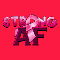 Strong Af Breast Cancer Zipper Hoodie | Teevron
