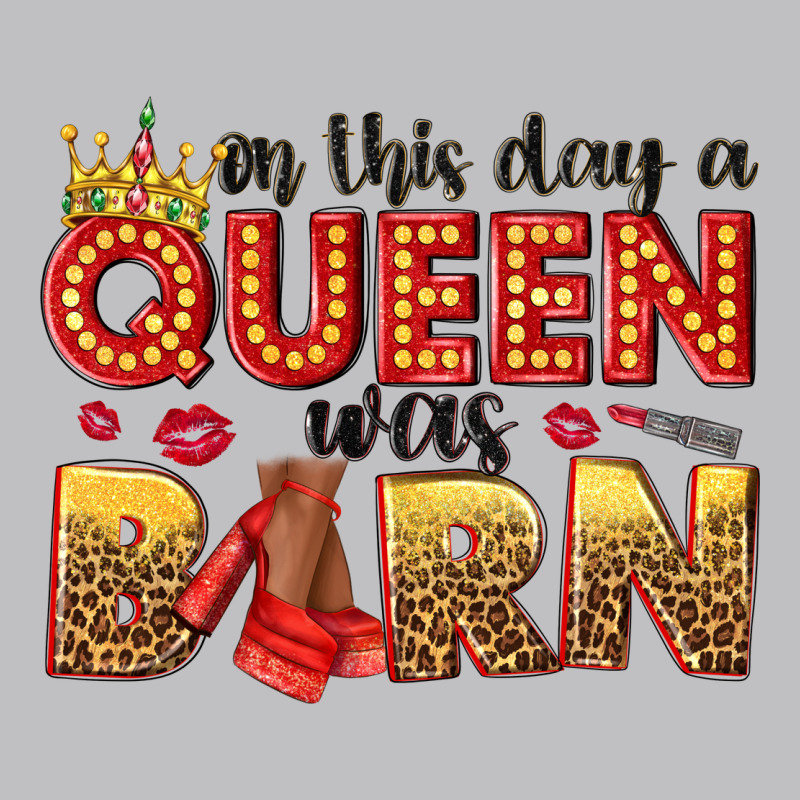 On This Day A Queen Was Born Long Sleeve Tee by NancyCooperArtShop | Teevron