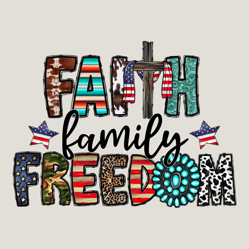 Faith Family Freedom Heavy Core Tee by CowhideDigitalArt | Teevron