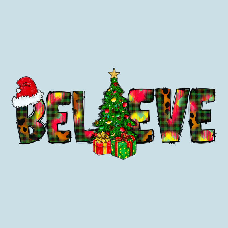 Believe Christmas Ladies Tee by CowhideDigitalArt | Teevron