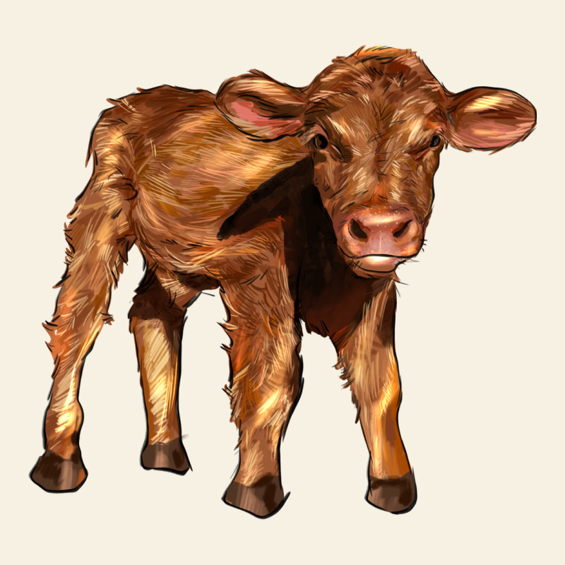 Red Angus Calf Vintage Tee by LillyAllenDesigns | Teevron