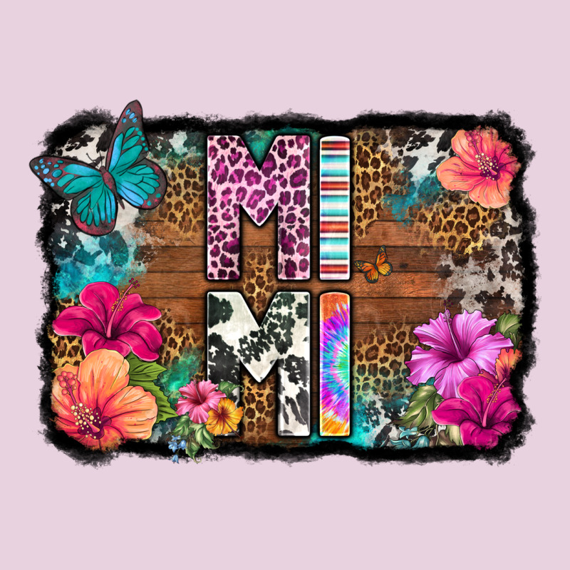 Mimi Floral Background Ladies Tee by HRA Design Shop | Teevron