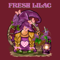 Fresh Lilac Gnome Zipper Hoodie | Teevron
