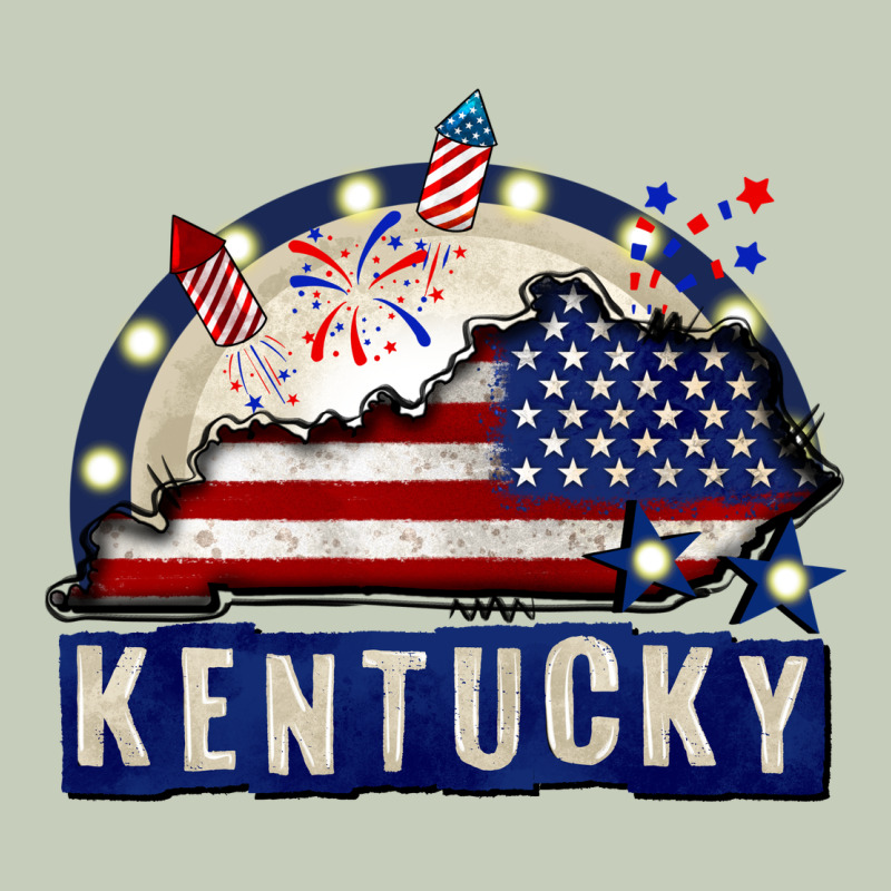 Kentucky 4th Of July Ladies Tee by CowGirlArtShop | Teevron