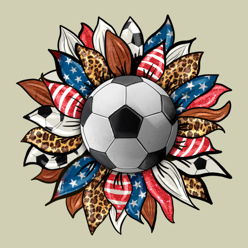 Football Sunflower Heavy Core Tee by HRA Design Shop | Teevron