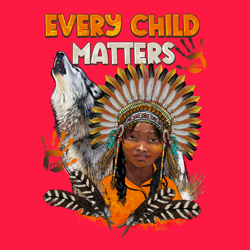 Every Child Matters Child And Wolf Zipper Hoodie by BarkalooDesign | Teevron