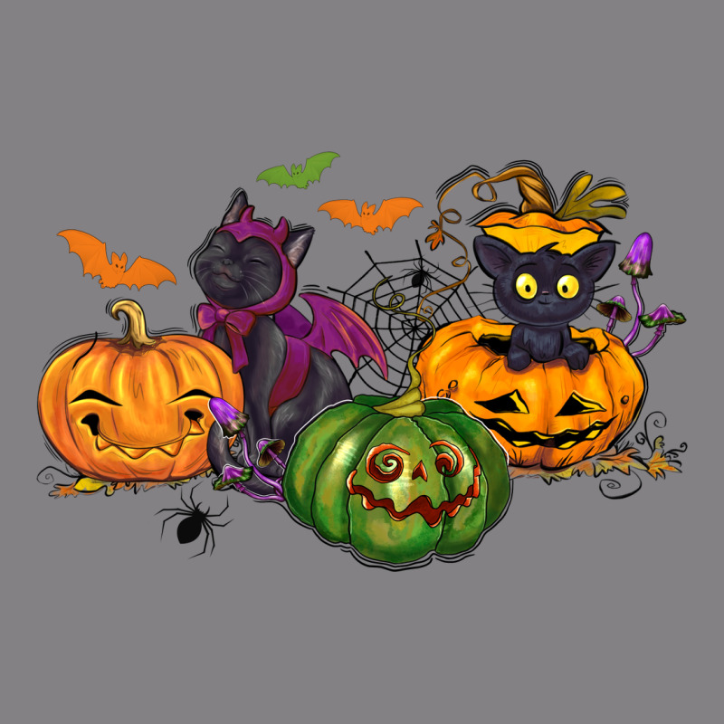 Black Cat And Pumpkin Heavyweight Hoodie by NancyCooperArtShop | Teevron
