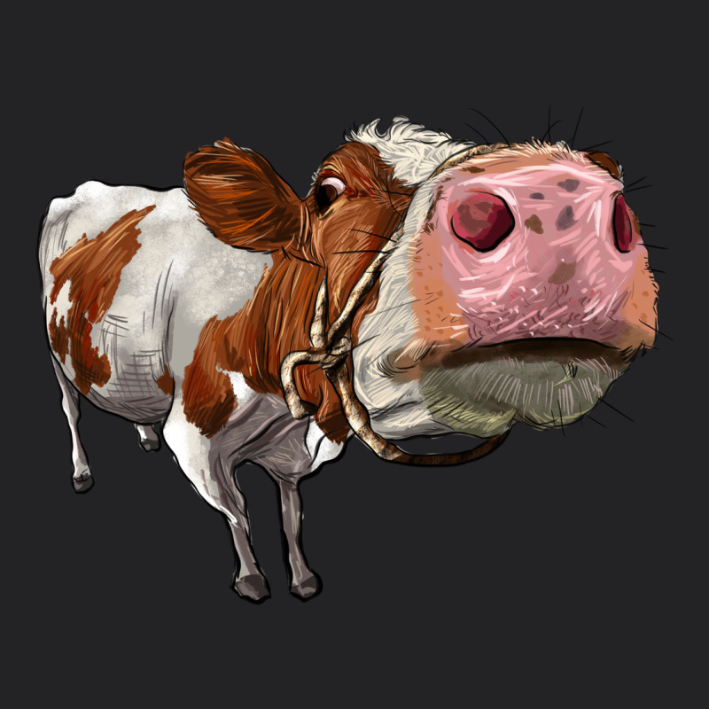 Cute Simmental Cow Vintage Tee by LillyAllenDesigns | Teevron