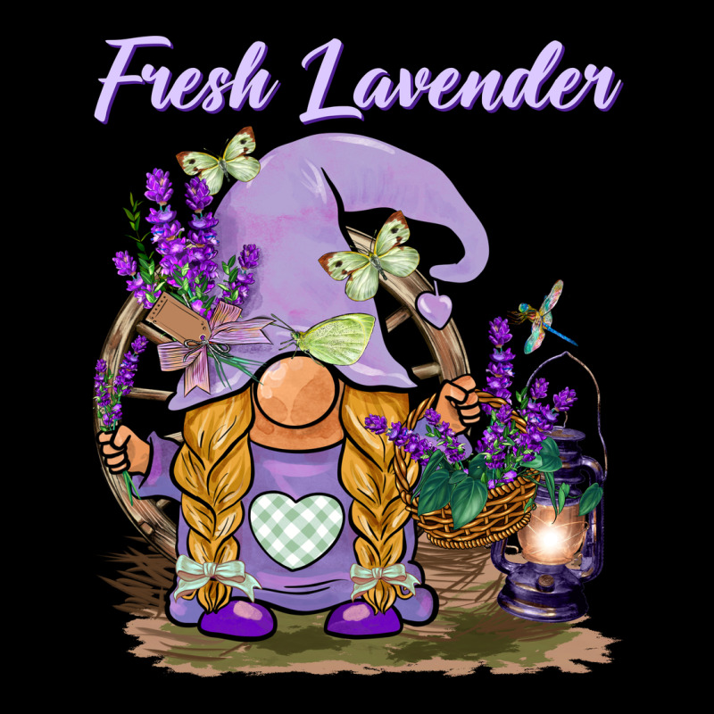 Fresh Lavender Gnome Zipper Hoodie by BarkalooDesign | Teevron