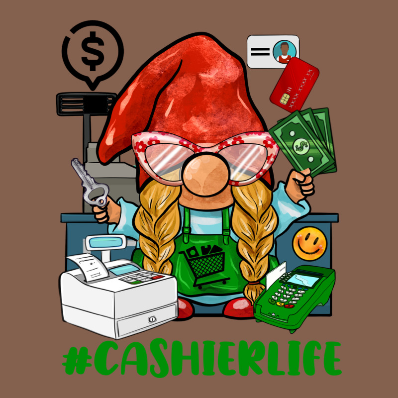 Cashier  Life Gnome Zipper Hoodie by BarkalooDesign | Teevron