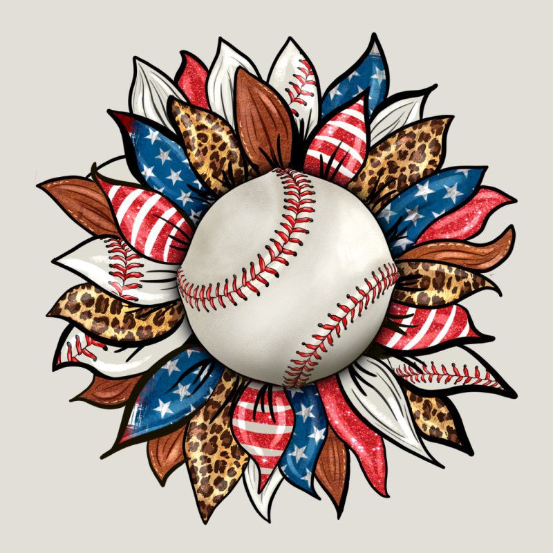 Baseball Sunflower Heavy Core Tee by HRA Design Shop | Teevron