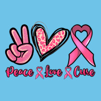 Peace Love Cure Cancer Awareness Premium Sweatshirt | Teevron