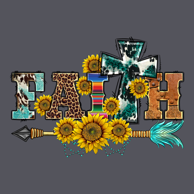 Western Faith Arrow Sunflowers Vintage Hoodie by BarkalooDesign | Teevron