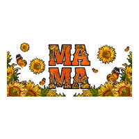 sunflowers and butterflies mama 16oz libbey cup | Teevron