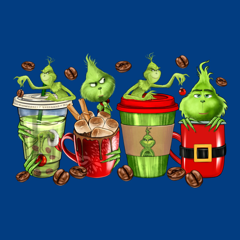 Grinch Coffee Cups Premium Sweatshirt by texasbilliewilder | Teevron