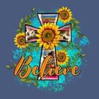 Western Belive Sunflowers Cross Vintage Hoodie | Teevron