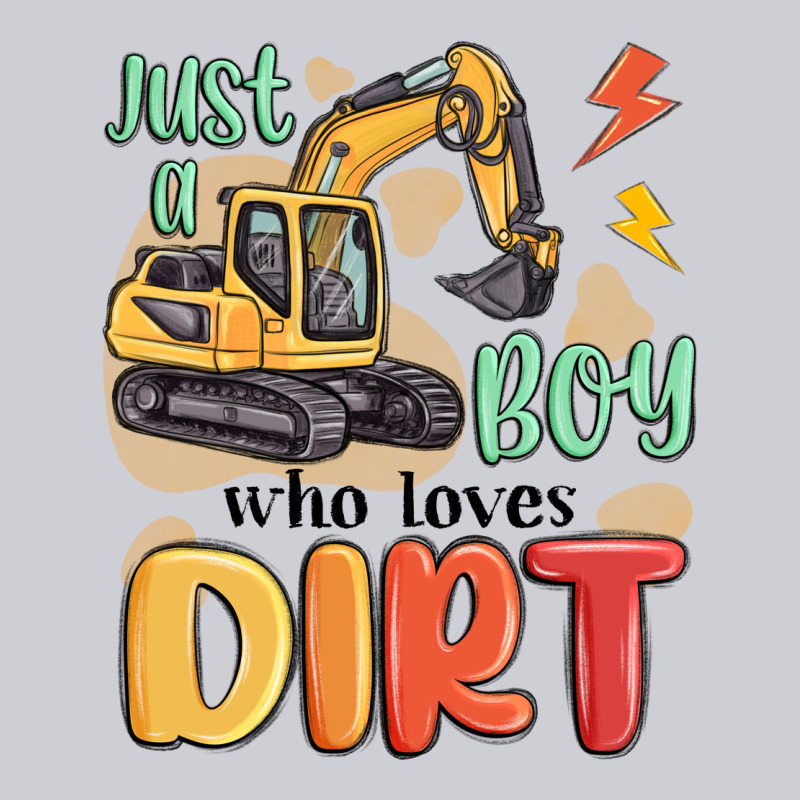 Just A Boy Who Loves Dirt Heavyweight Sweatshirt by MaliasSmallBusiness | Teevron