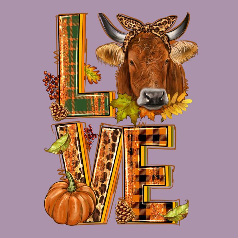 Love Fall Cow Heavyweight Hoodie by NancyCooperArtShop | Teevron