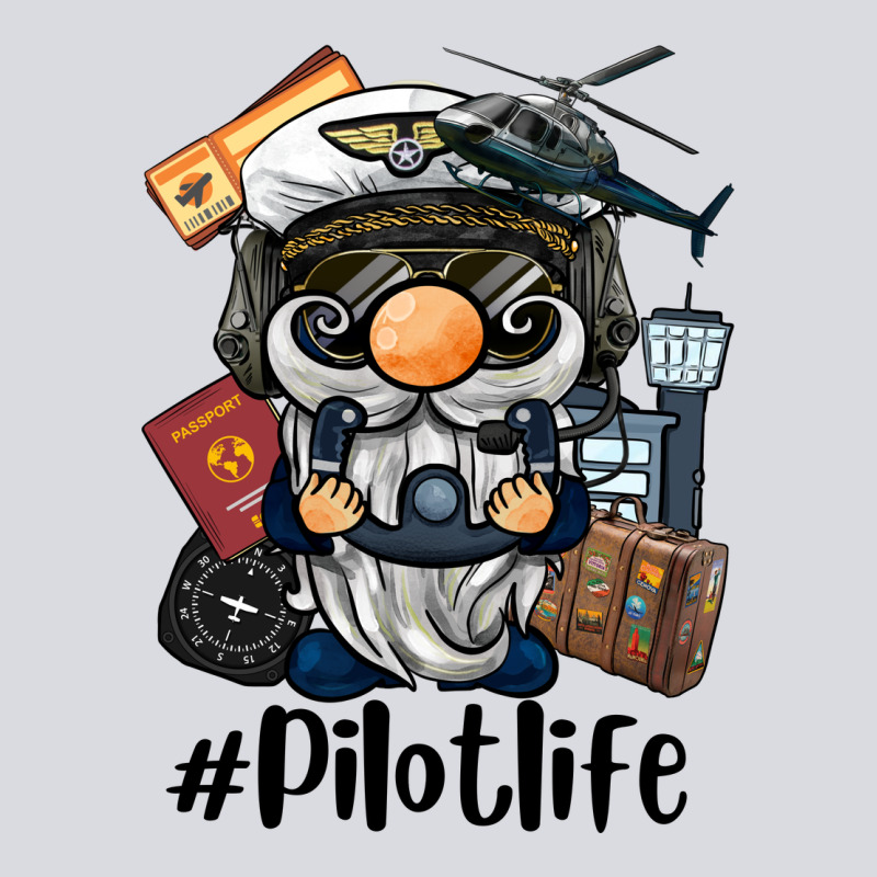 Pilot Life Gnome Zipper Hoodie by BarkalooDesign | Teevron