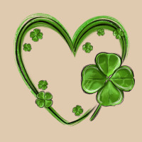 St Patricks Day Shamrock Heart Classic Tee | Teevron