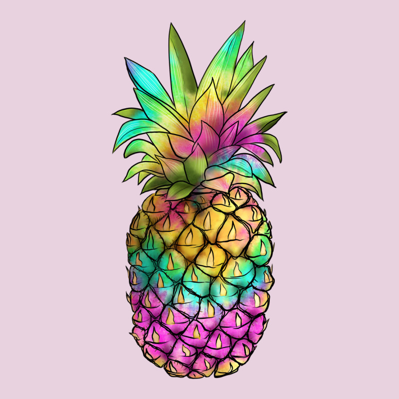 Tie Dye Pineapple Ladies Tee by JahusDesignShop | Teevron