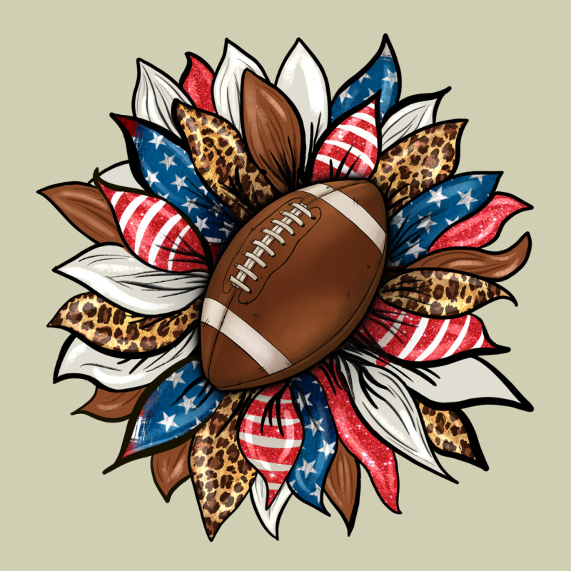 American Football Sunflower Heavy Core Tee by HRA Design Shop | Teevron