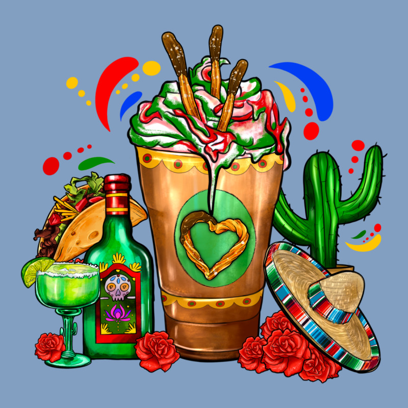 Mexican Cold Drink With Cactus Sombrero And Tequil Urban Hoodie by FaDigitalArtStudio | Teevron