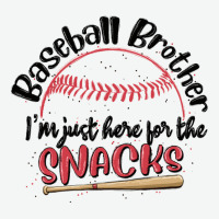 Baseball Brother I'm Just Here For The Snacks Urban Heavy Tee | Teevron