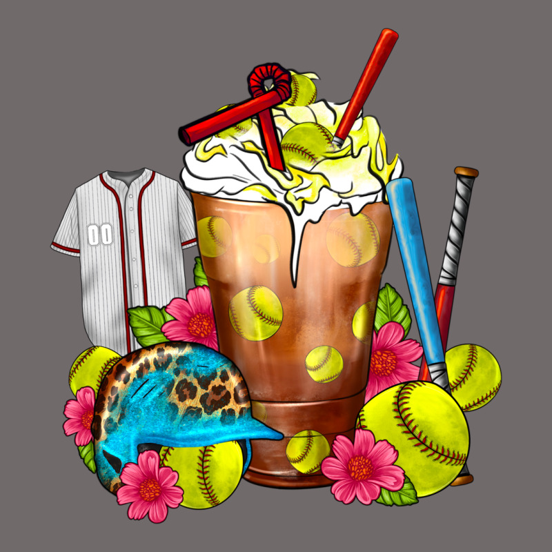 Softball Frappe Coffee Urban Hoodie by FaDigitalArtStudio | Teevron
