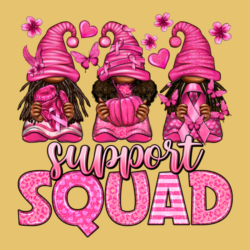 Breast Cancer Afro Gnomies Support Squad Premium Sweatshirt by texasbilliewilder | Teevron