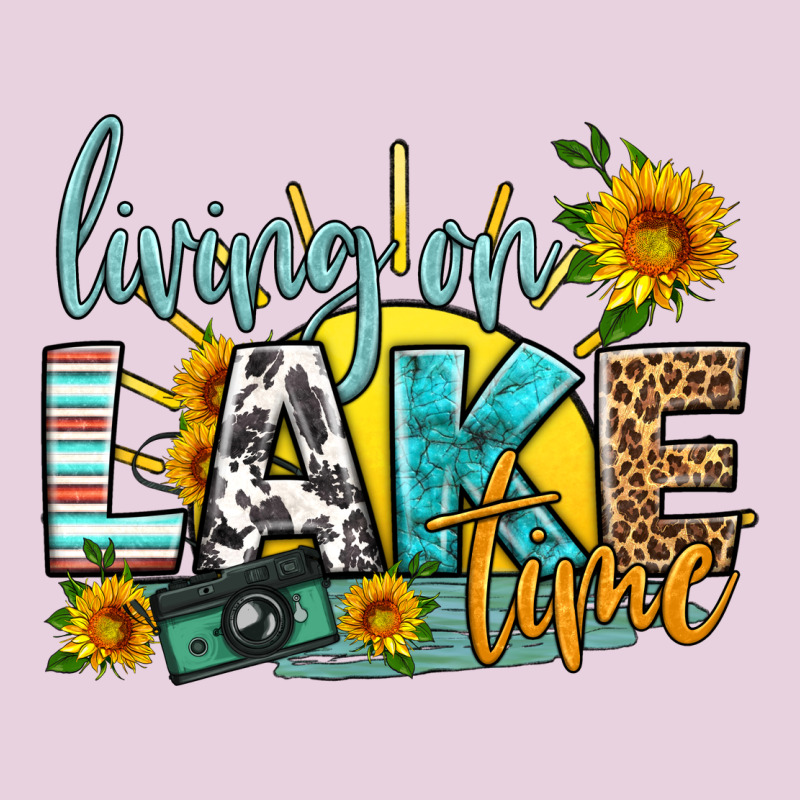 Living On Lake Time Ladies Tee by HRA Design Shop | Teevron