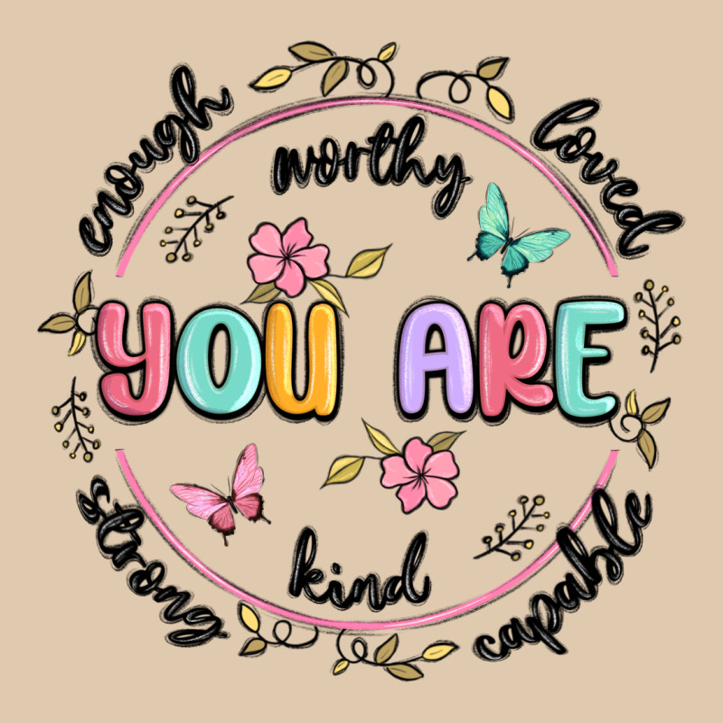 You Are Enough Heavyweight Sweatshirt by MaliasSmallBusiness | Teevron
