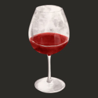 Wine Glass Fa Element Heavy Core Tee | Teevron