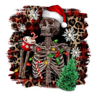 Skeleton with coffee cup Christmas | Teevron