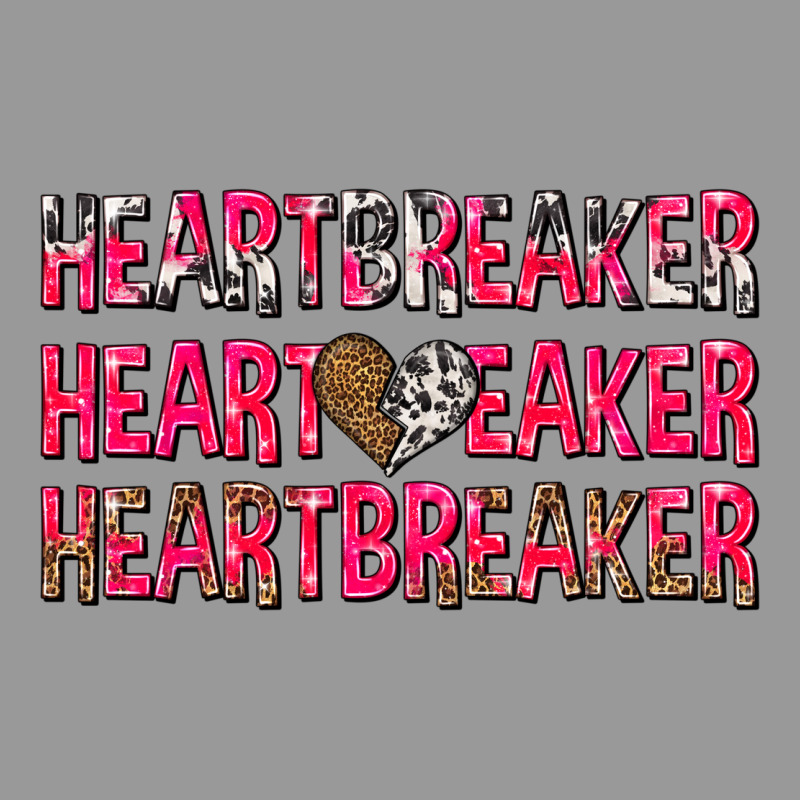 Heartbreaker With Leopard And Cowhide Vintage Hoodie by NancyCooperArtShop | Teevron