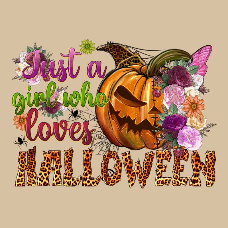 Just A Girl Who Loves Halloween Heavyweight Hoodie by NancyCooperArtShop | Teevron