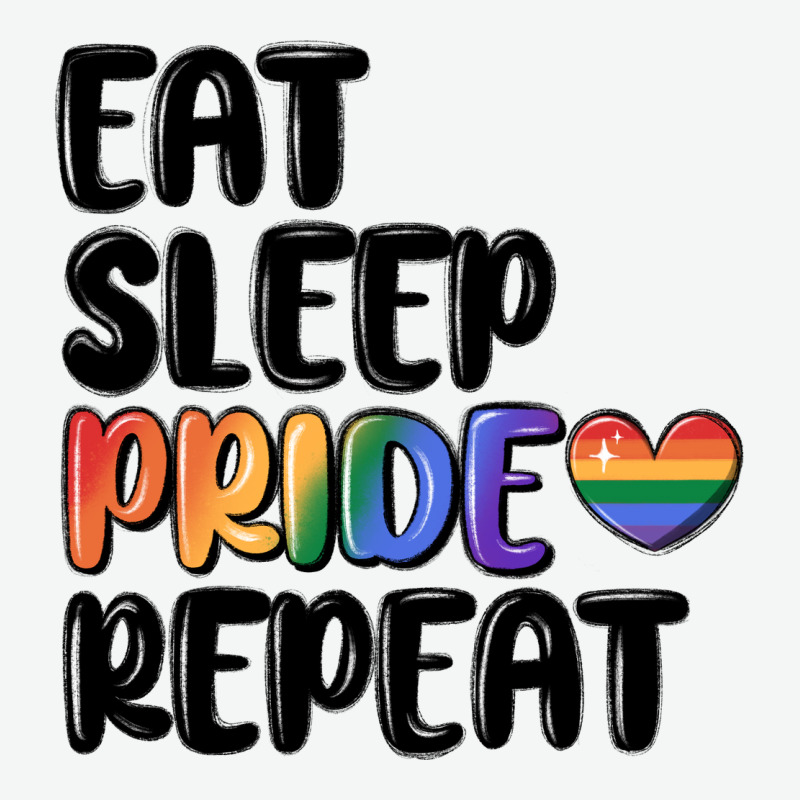 Eat Sleep Pride Repeat Urban Heavy Tee by MaliasSmallBusiness | Teevron