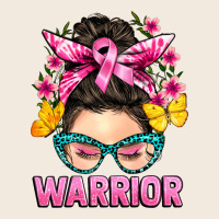 Cancer Warrior Messy Bun Zipper Hoodie | Teevron