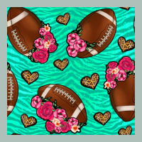 American Football Roses And Hearts Heavyweight Hoodie | Teevron