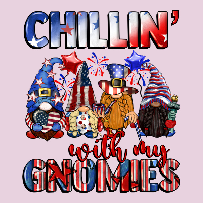 Chillin' With My Gnomies 4th Of July Ladies Tee by CowGirlArtShop | Teevron