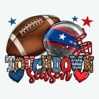 Touchdown Season American Football 4th Of July Premium Hoodie | Teevron